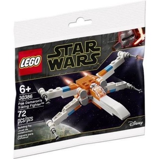 Lego Star Wars Poe Damerons X-Wing Fighter in Polybag 30386