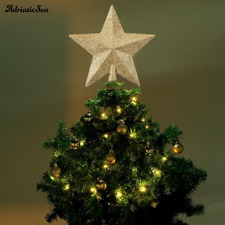 Adria Star ท็อปเปอร์ ดาว ตกแต่งต้นคริสต์มาส ในร่ม 15 ซม. สีสดใส