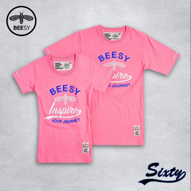 beesy-เสื้อยืด-รุ่น-sixty-สีชมพู