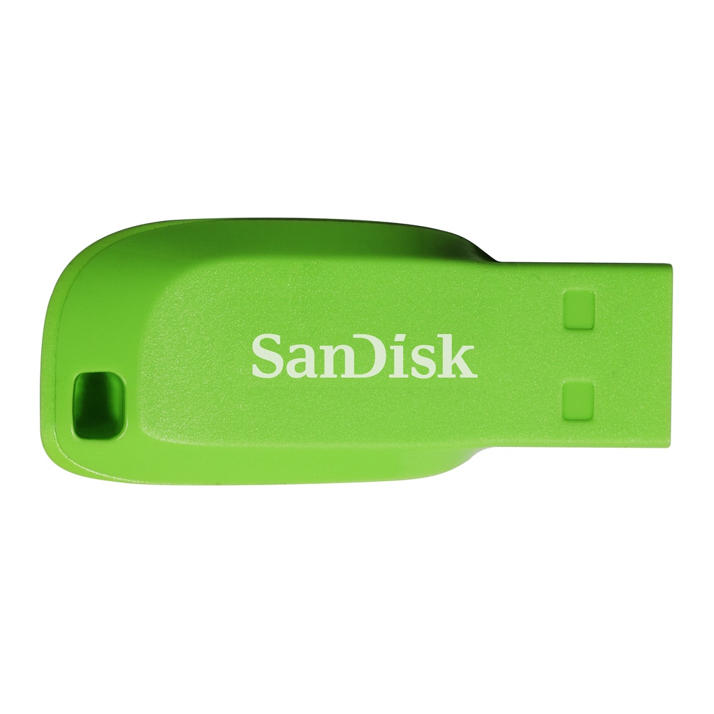 ภาพสินค้าSanDisk CRUZER BLADE USB แฟลชไดร์ฟ 32GB Green, USB2.0 (SDCZ50-032G-B35GE สีเขียว) จากร้าน sandisk_thailand_officialshop บน Shopee ภาพที่ 2