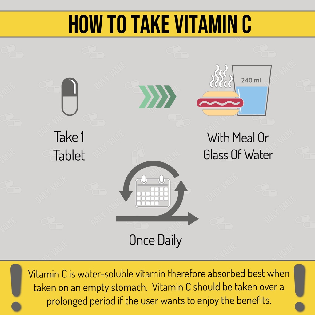 ภาพสินค้าวิตามินซี / Vitamin C-1000 Sustained Release 100 / 250 Tablets by NOW FOODS จากร้าน dailyvalue บน Shopee ภาพที่ 2