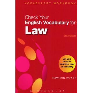 DKTODAY หนังสือ CHECK YOUR ENGLISH VOCAB.FOR LAW (3ED)