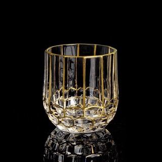 Gold luxury crystal glass