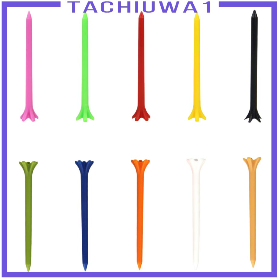 ภาพหน้าปกสินค้า( Tachiuwa1 ) 10 Count Premium Golf Tee ตั้งลูกกอล์ฟแบบเปลี่ยน 70 / 83 มม .