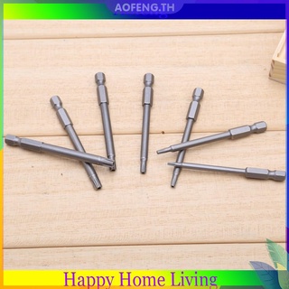 ✔STOCK✔ชุดดอกไขควง T8-T30 75 มม. 7ชิ้น/ชุด 1/4 Inch Hex Shank Scre