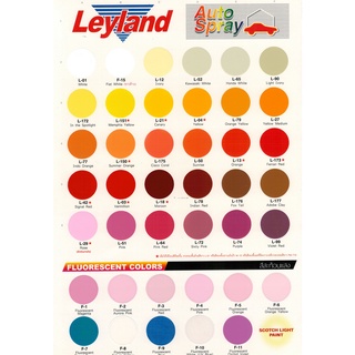 ภาพขนาดย่อของภาพหน้าปกสินค้าสีสเปรย์ สีพ่นรถยนต์ เลย์แลนด์ กลุ่มสี TAXI Color 7สี Leyland จากร้าน sb_shopping.official บน Shopee