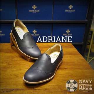สินค้า (Adriane) รองเท้าหนังวัวแท้ งานแฮนเมดพรีเมี่ยมของคนไทย แบรนด์ Navyblue Thailand โลฟเฟอร์ ซับในหนังแท้ นุ่มสบาย