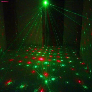 Mini Laser Stage lighting ไฟเลเซอร์ ไฟดิสโก้ ไฟเธค กระพริบตามจังหวะเพลง เสียงตามจังหวะYS6D