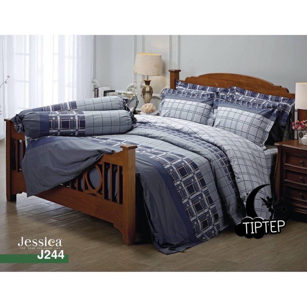 Jessica ชุดผ้าปูที่นอน (ไม่รวมนวม) 3.5/5/6 ฟุต พิมพ์ลาย Graphic Print ...