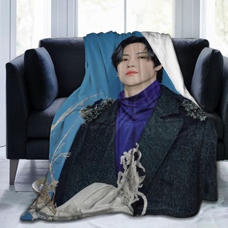 【มีสินค้า】 GOT7 Jaebum ผ้าแฟลนเนลเนื้อนุ่มพิเศษ เหมาะสำหรับผ้าห่มบนเตียงและโซฟา
