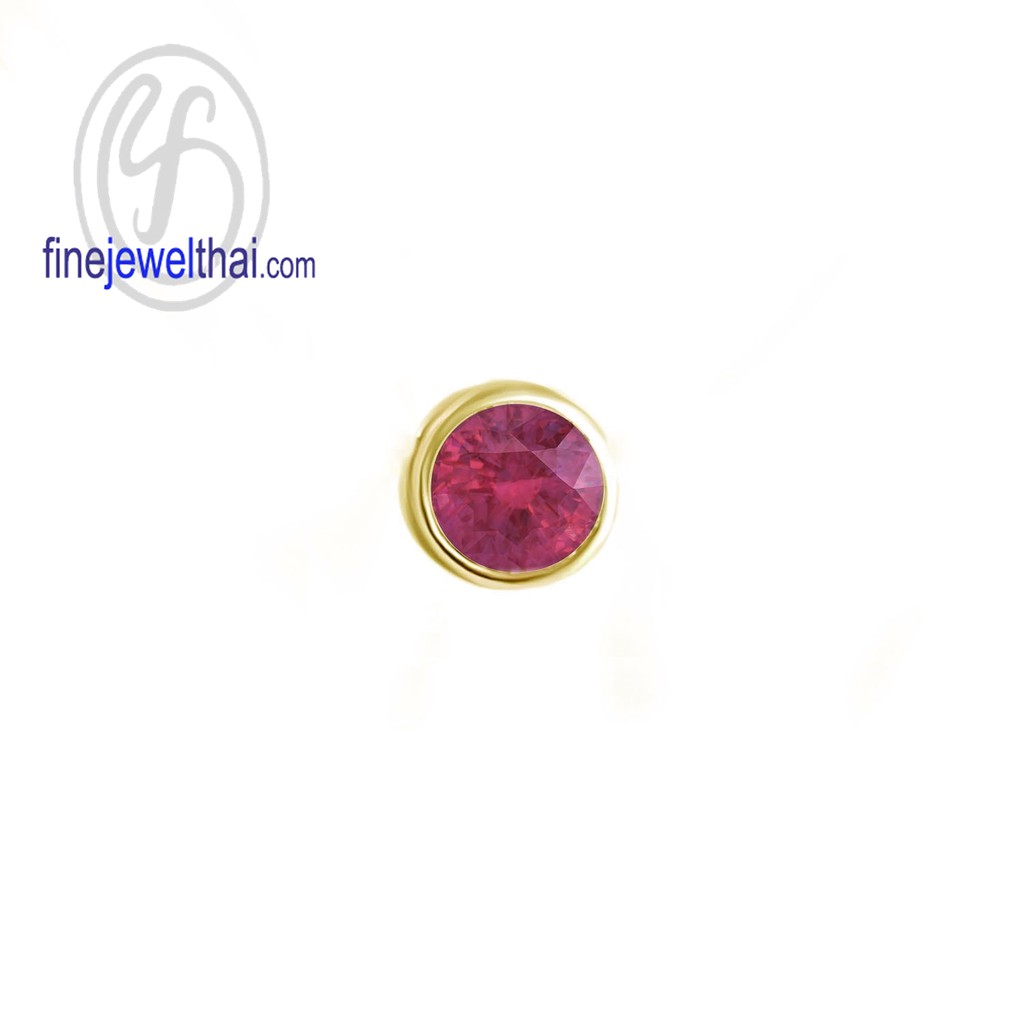 finejewelthai-จี้ทับทิม-ทับทิม-จี้พลอย-พลอยประจำเดือนเกิด-ruby-silver-pendant-birthstone-p1085rb00-ราคาต่อชิ้น