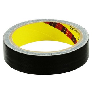 Adhesive tape UTILITY DUCT TAPE 3M 24MMX8Y BLACK Stationary equipment Home use เทปกาว อุปกรณ์ เทปผ้ามันเงา 3M 24 MMX8Y ส