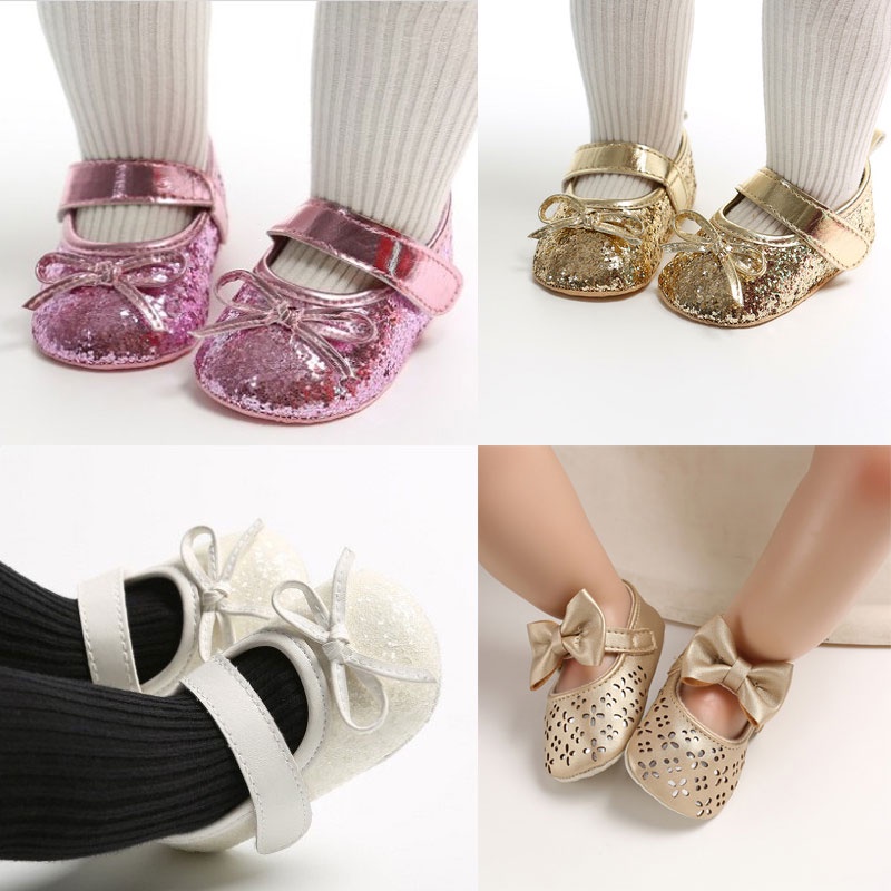 dudubaba-รองเท้าลำลอง-พื้นนิ่ม-แต่งโบ-สำหรับเด็กผู้หญิง-เด็กหัดเดิน-0-18-เดือน