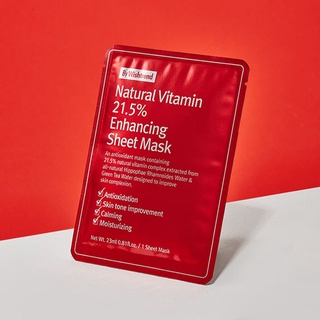[สินค้าของแท้/พร้อมส่ง100%] BY WISHTREND Natural Vitamin 21.5 Enhancing Sheet Mask