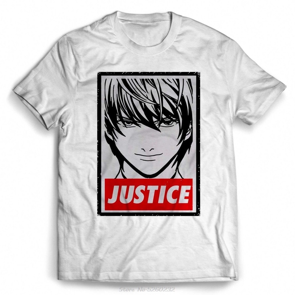 t-shirt-เสื้อยืดคอกลม-แขนสั้น-พิมพ์ลาย-death-note-kira-สําหรับผู้ชายs-5xl