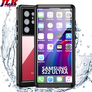[Redpepper] Summer Waterproof Case for Samsung S22 S21 S20 Ultra S10 Note10 Plus Note 20 Winter Swim Proof Case Builtin Screen Protector Cover Protection Cases