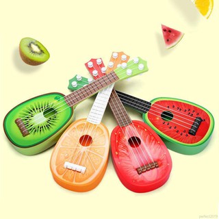 สินค้า ✨ perfect ❀ Baby Fruit Music Instruments guitar Toys Educational Hand Gift