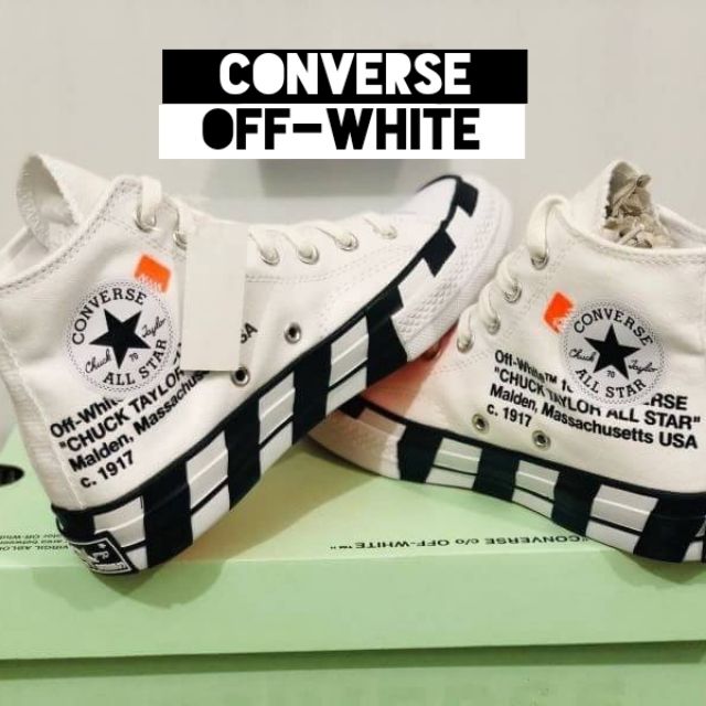 รองเท้า-converse-off-white-รองเท้าคอนเวิร์สพร้อมกล่อง