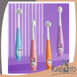 ภาพหน้าปกสินค้า【ถูกที่สุด】RABITO แปรงสีฟัน แปรงสีฟันเด็ก แปรงสีฟันขนนุ่ม แปรงสีฟันสำหรับเด็กเล็ก ขนนุ่มมาก ไม่บาดเหงือก K15 แถมกล่อง ที่เกี่ยวข้อง