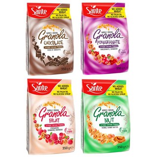 ซานเต้ กราโนล่า อาหารเช้าธัญพืชอบกรอบ มี4รสชาติให้เลือก Sante’ Granola 350g