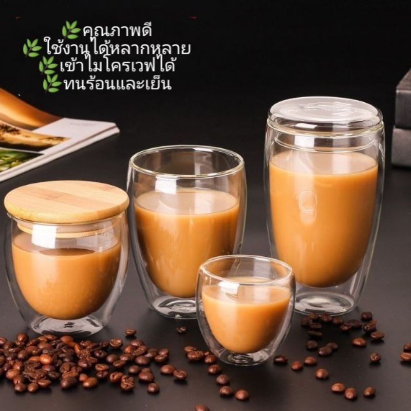 maya-coffee-แก้วกาแฟ-2ชั้น-ทนร้อน