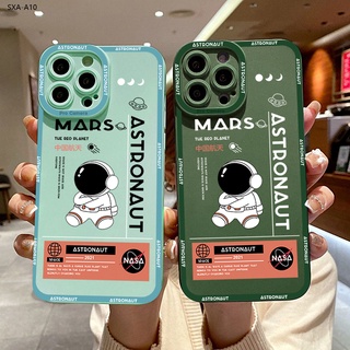 Compatible With Samsung Galaxy A10 A10S A22 A52 A52S A20S A50 A30S A50S A30 A20 4G 5G เคสซัมซุง สำหรับ Cartoon Cute Space Airman เคส เคสโทรศัพท์ เคสมือถือ Shockproof Case Full Cover Protective Shells TPU