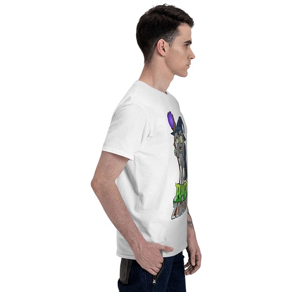 2022-ผ้าฝ้ายคอกลม100-cotton-เสื้อ-ยืด-ผ้า-มัด-ย้อม-rockdsammy-plants-vs-zombies-master-t-shirt-mens-crew-neck-short-sl