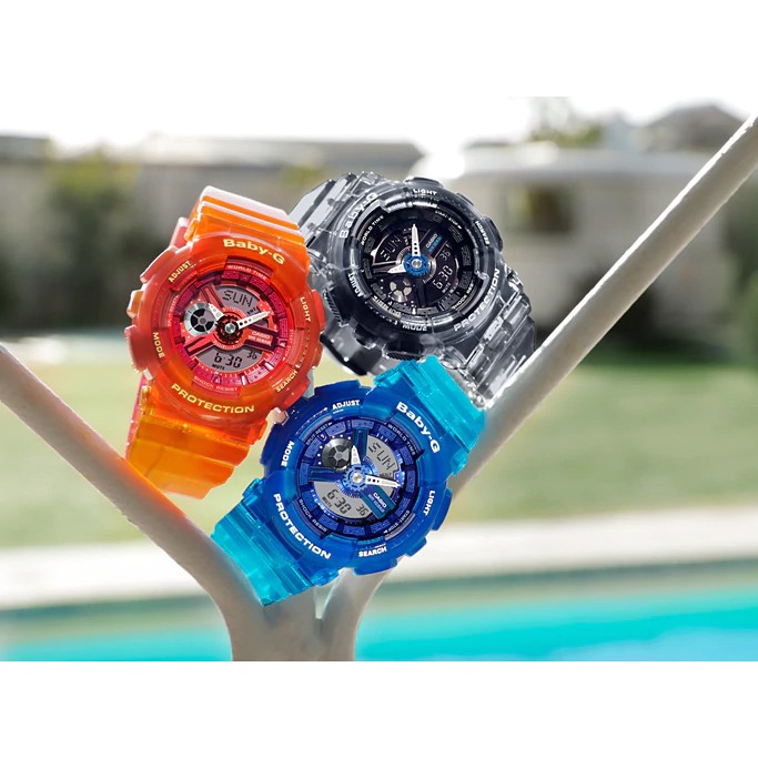 casio-baby-g-รุ่น-ba-110jm-นาฬิกาข้อมือ-สายเรซิ่น-สีใส-เจลลี่-รุ่นใหม่ล่าสุด