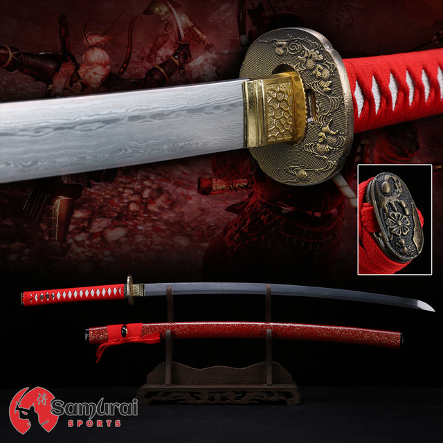 ดาบซามูไร Japan Samurai Damascus Sword Katana คาตานะ ญี่ปุ่นโบราณ ตำนาน ...