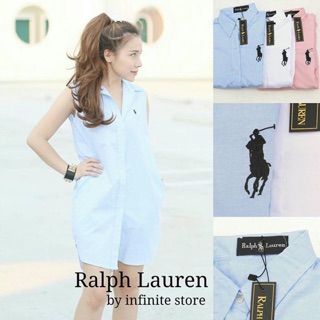  Ralph Lauren Sleeveless Dress shirt