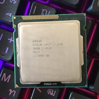 CPU intel core i7 2600 3.40GHZ 4คอ 8เทรด สภาพนางฟ้า  LGA 1155