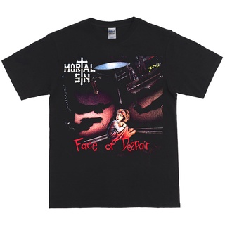 ผ้าฝ้าย 100%เสื้อยืด ผ้าฝ้าย พิมพ์ลาย Sin IMMORTAL BAND สําหรับผู้ชาย และผู้หญิงS-3XL