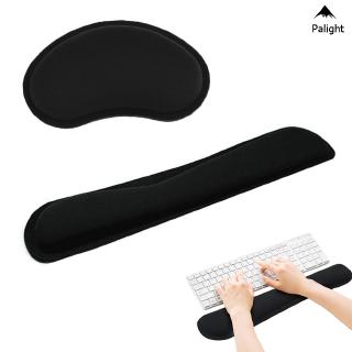 ภาพหน้าปกสินค้า✨PA✨ Durable Memory Foam Set Nonslip Mouse Wrist Support/ Keyboard Wrist Rest for Office Computer ที่เกี่ยวข้อง