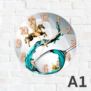 ภาพหน้าปกสินค้า🔥นาฬิกาแขวน ขนาด 12 นิ้ว นาฬิกาแขวนห้องนั่งเล่น นาฬิกาเข็มเดินเงียบ ตัวอักษรชัด สวย คม นาฬิกาแขวนฟรีเจาะ-(A91-A8) ที่เกี่ยวข้อง