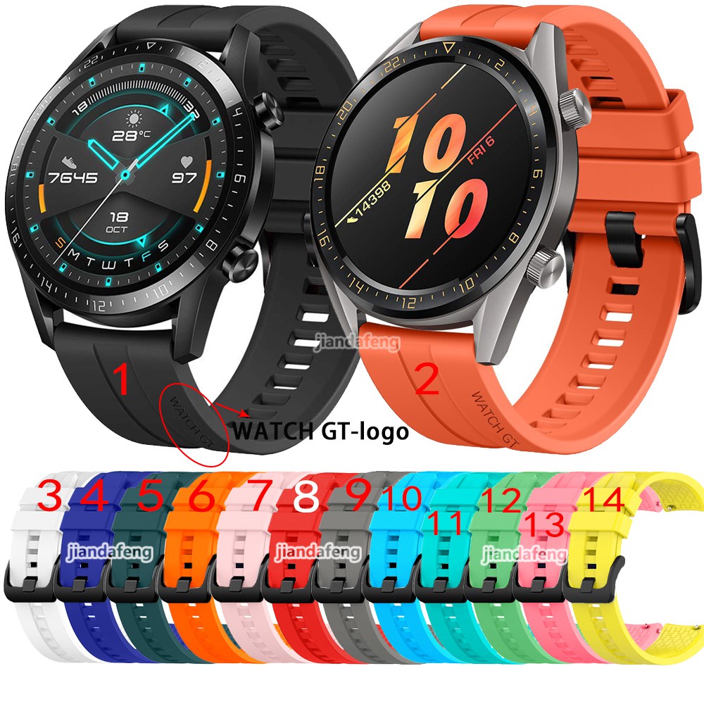 ภาพหน้าปกสินค้าสายนาฬิกาซิลิโคน Sport Watch สำหรับ HUAWEI WATCH GT 1/2 46 มม.