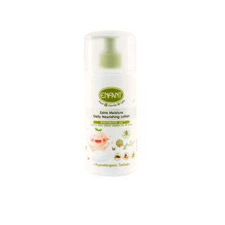 Enfant (อองฟองต์) Organic Plus Extra Moisture Daily Nourishing Lotion โลชั่นบำรุงผิว สูตรอ่อนโยน ใช้ได้ตั้งแต่เด็กแรกเกิด 250ml.