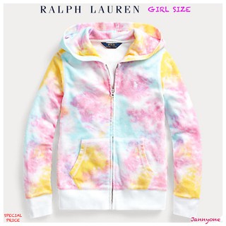 RALPH LAUREN TIE-DYE TERRY HOODIE ( เด็กโตผู้หญิงอเมริกาอายุ 7-16 ปี )