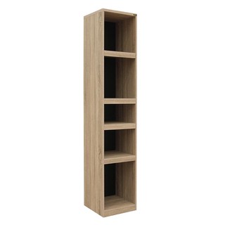 File cabinet HIGHT CABINET BURO EVOLUTION HC40 SOLOD OAK/BLACK Office furniture Home &amp; Furniture ตู้เอกสาร ตู้สูง BURO E