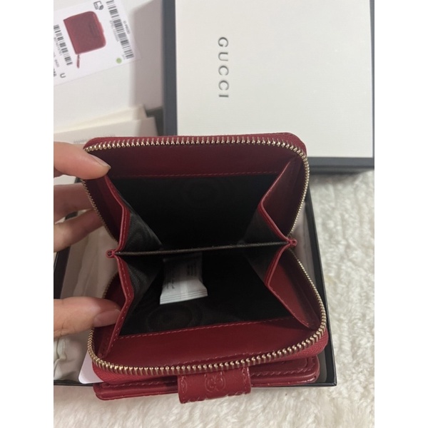 new-gucci-guccissima-zippy-wallet-แดง-ของแท้