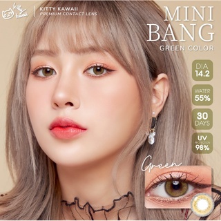 💖 Kitty kawaii ลายใหม่ mini Bang -00 ถึง -1000 brown gray Contactlens บิ๊กอาย คอนแทคเลนส์ ราคาถูก แถมตลับฟรี