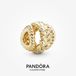 Pandora จี้ธัญพืชข้าวสาลี PANDORA Shine ของขวัญวันเกิด สําหรับสุภาพสตรี DIY p825