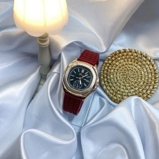 ภาพขนาดย่อของภาพหน้าปกสินค้าGeneva watch (เจนีวา) นาฬิกาข้อมือ หน้าปัดปาเต๊ะ ขอบเรียบ สายซิลิโคนนิ่มมาก สวยหรู จากร้าน classywatch_88 บน Shopee