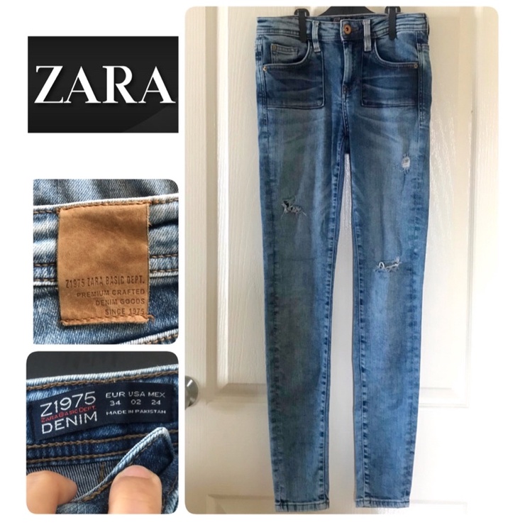 กางเกงยีนส์-zara-size-34