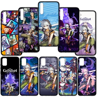 เคสโทรศัพท์มือถือแบบนิ่ม TPU ลาย Razor Genshin Impact E1-EC146 สําหรับ iPhone 11 Pro XS Max X ProMax XSMax 11Pro