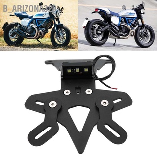 Arizona329 บังโคลนป้ายทะเบียนรถจักรยานยนต์ พร้อมไฟ Led สําหรับ Ducati Scrambler Cafe Racer 800 19‐22