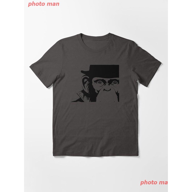 ลิง-โมเดลระเบิด-ผู้ชายและผู้หญิง-กอริลลา-สัตว์-ผู้ชาย-เสื้อยืด-lancelot-link-chimp-face-essential-t-shirt-เสื้อคู่-เสื้อ