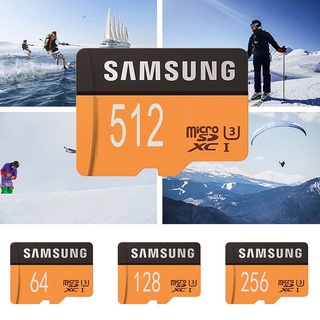 การ์ดหน่วยความจํา Samsung Evo Plus 32GB 64GB 128GB 256GB 512GB Micro SDXC C10 U3 Micro SD Card SDcard