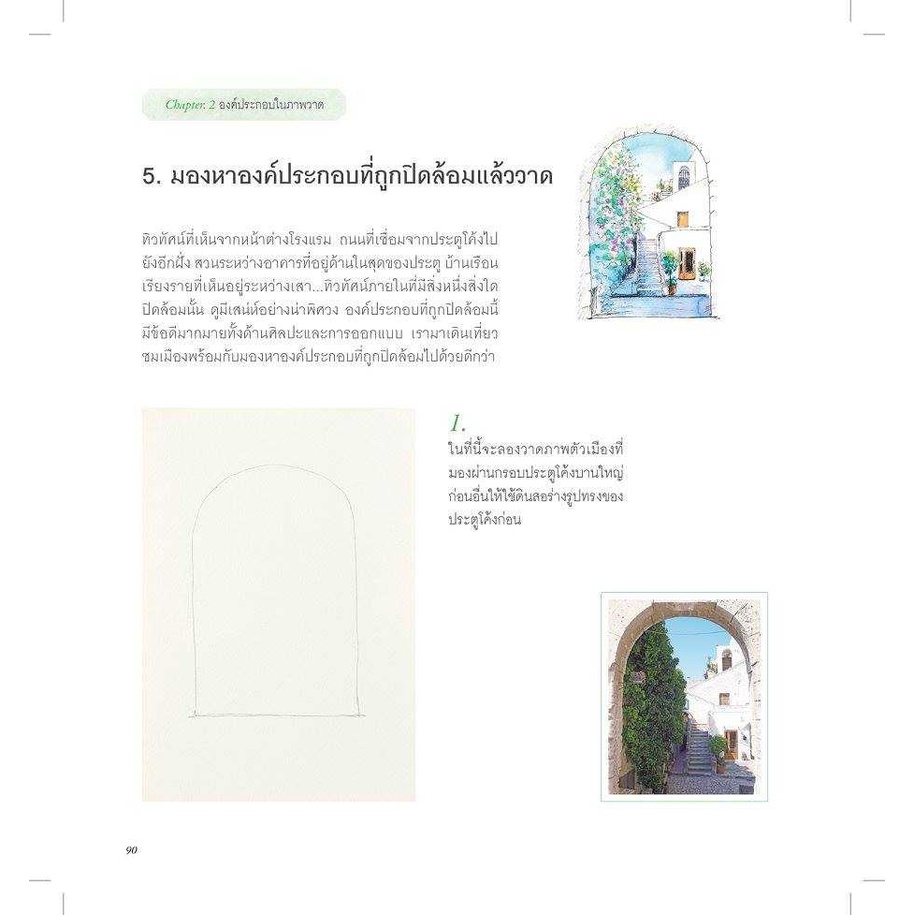 หนังสือ-สีน้ำไปเที่ยว-หนังสือสอนวาดรูปสีน้ำ