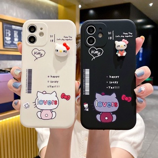 เคสโทรศัพท์มือถือแบบนิ่ม ลายการ์ตูนคิตตี้ สําหรับ Samsung Galaxy A72 A52 A52S A21S A10 A10S A11 A31 A20S A12 A22 A32 A50 A50S A30S A20 A30 S10 Note 10 Plus