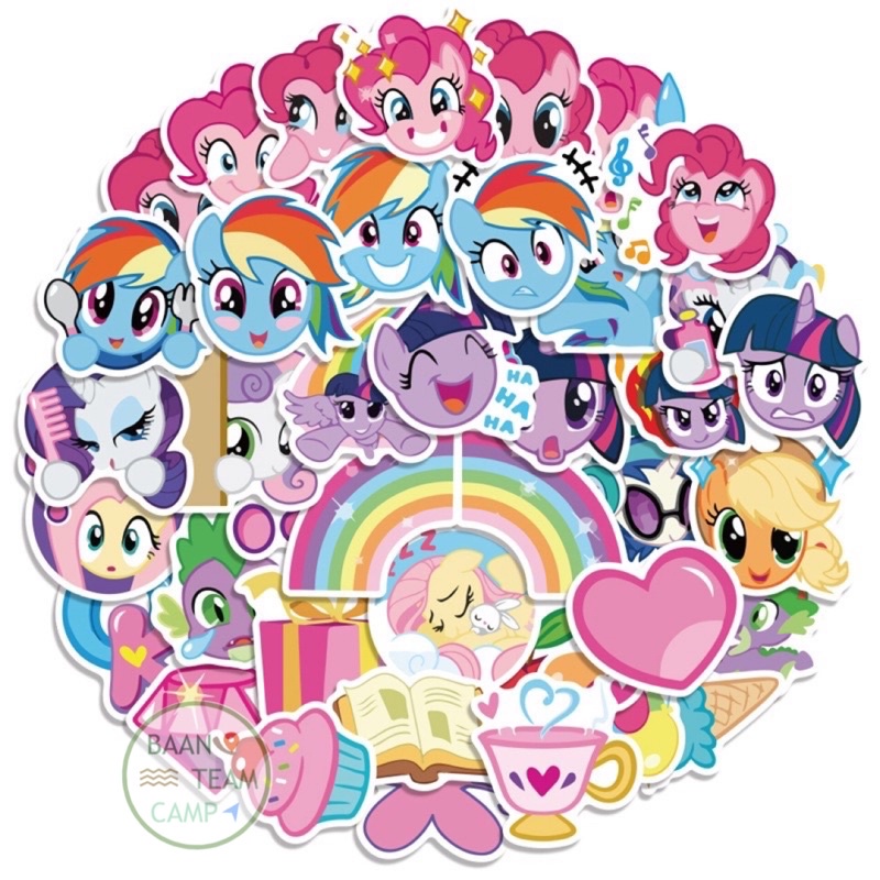 สติ๊กเกอร์-pony-149-โพนี่-40ชิ้น-น้องน่ารักมาก-my-little-pony-ม้าโพนี่-ม้า-มายลิตเติ้ลโพนี่-ม้าน้อยมหัศจรรย์-ม้าpony